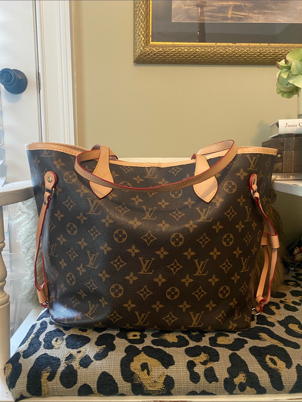 Brown and tan unbranded fashion tote bag